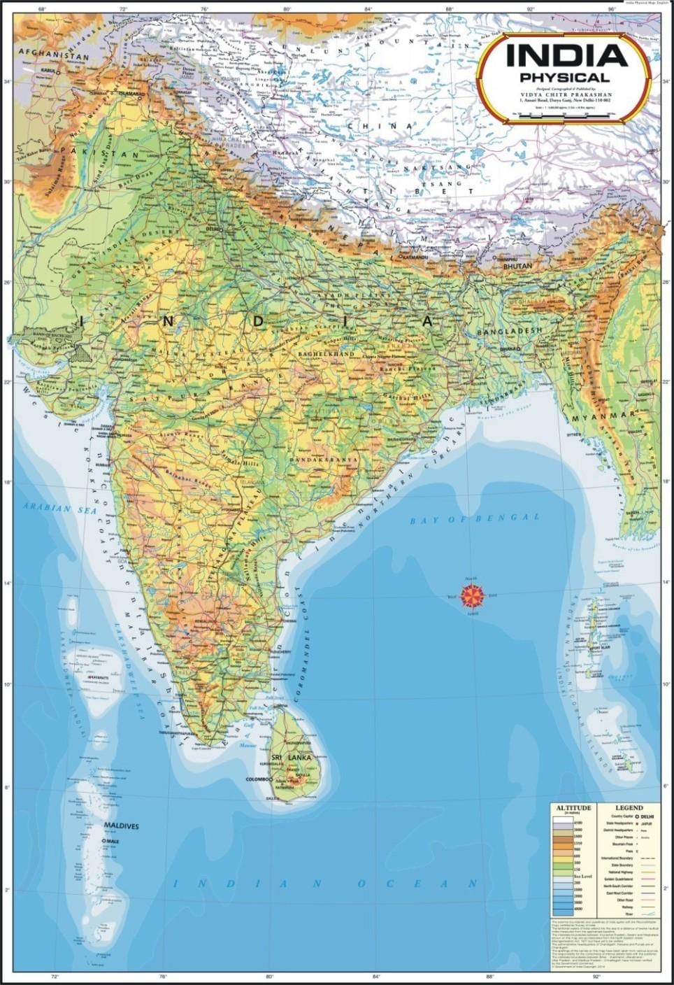 印度的身体地图