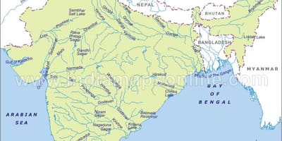 辛杜河地图的印度